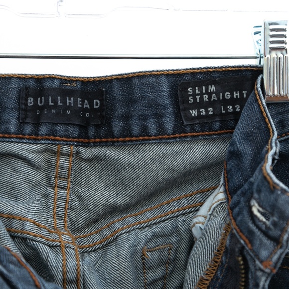Bullhead Denim Men's 32x32 Slim Straight Jeans - Picture 3 of 3